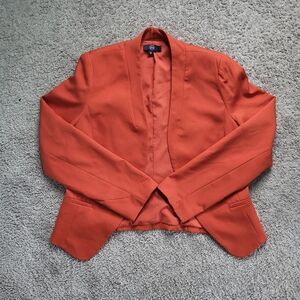 2W Women's Orange Blazer